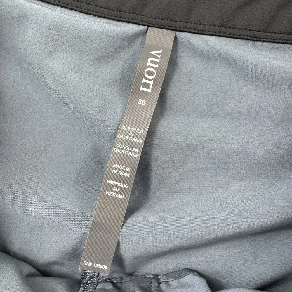 Vuori Infinity Board Shorts Mens 38 Grey Blue Abstract Swim Trunks V383 NWOT